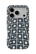 Gulf Coast Whale Shark tough phone case, back view on white