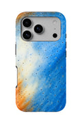 Apalachicola Blue Crab tough phone case, back view on white