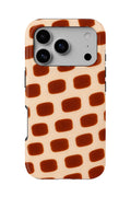 Sanibel Junonia Shell tough phone case, back view on white